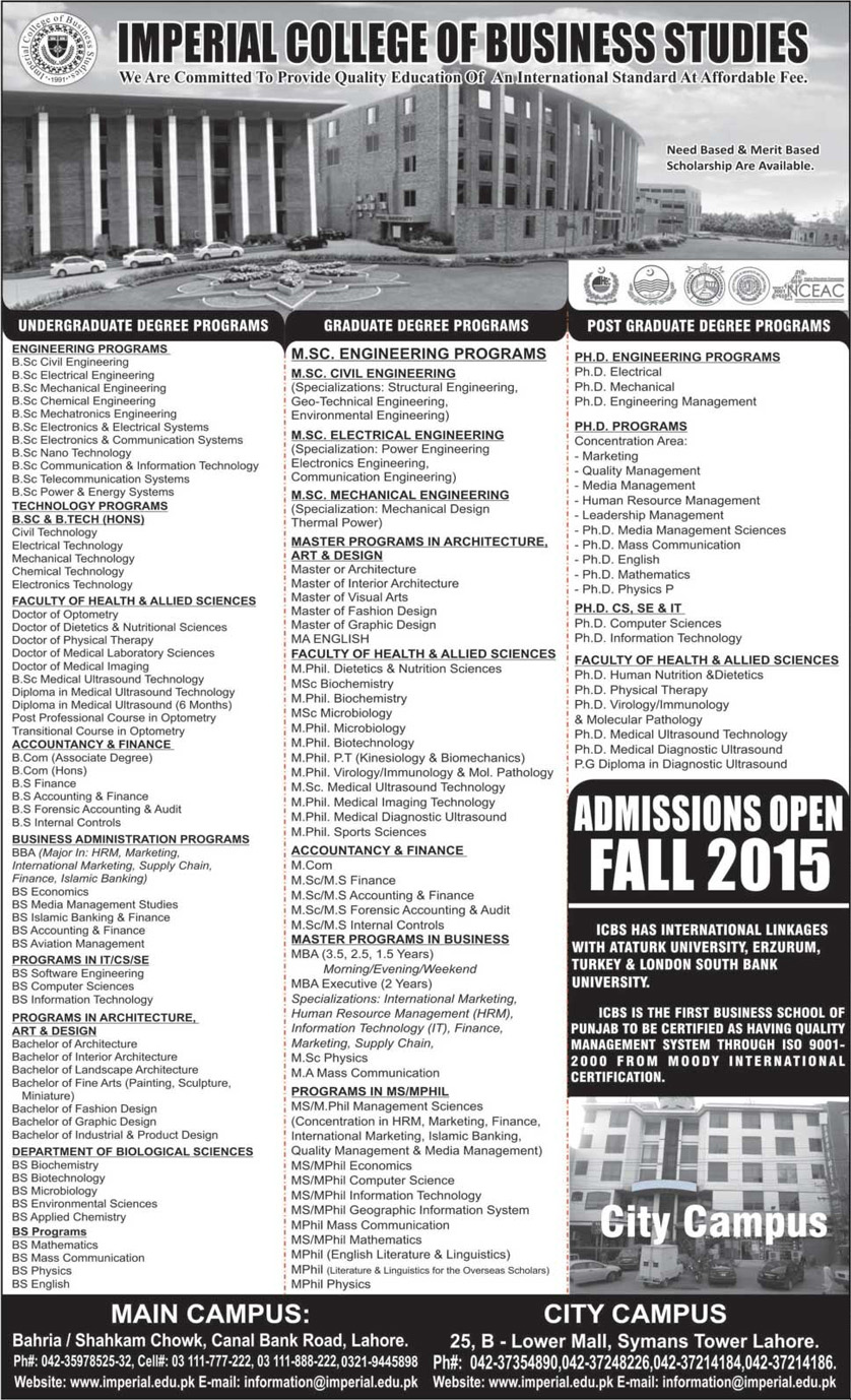 Scholarships for BS STUDIES - Science Talent Farming Scheme (STFS) - HEC